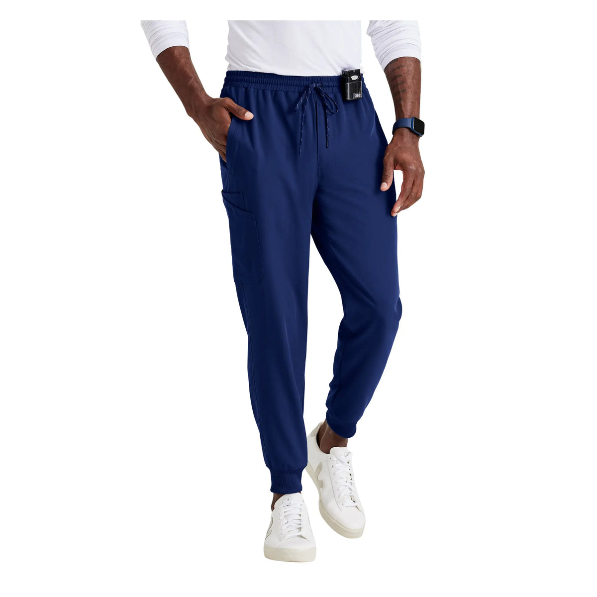 Rally - Medical jogging pants - Zip fly - Men - Barco Unify BARCO  Navy Blue / XL
