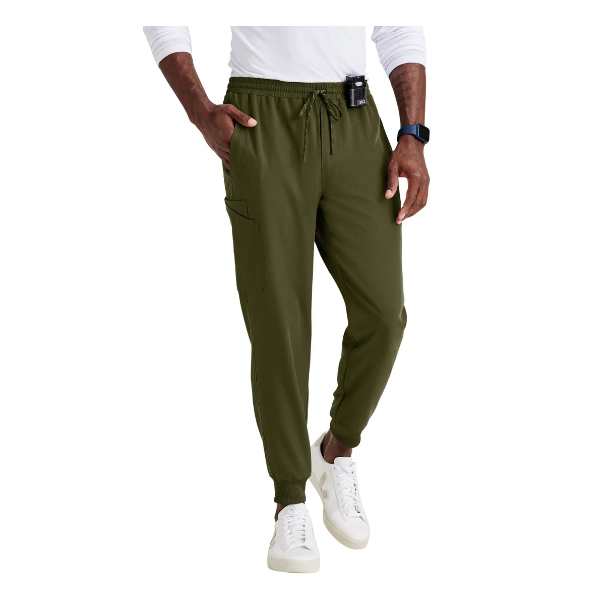Rally - Medical Joggers - Zip Fly - Men - Barco Unify BARCO  Olive Green / XL