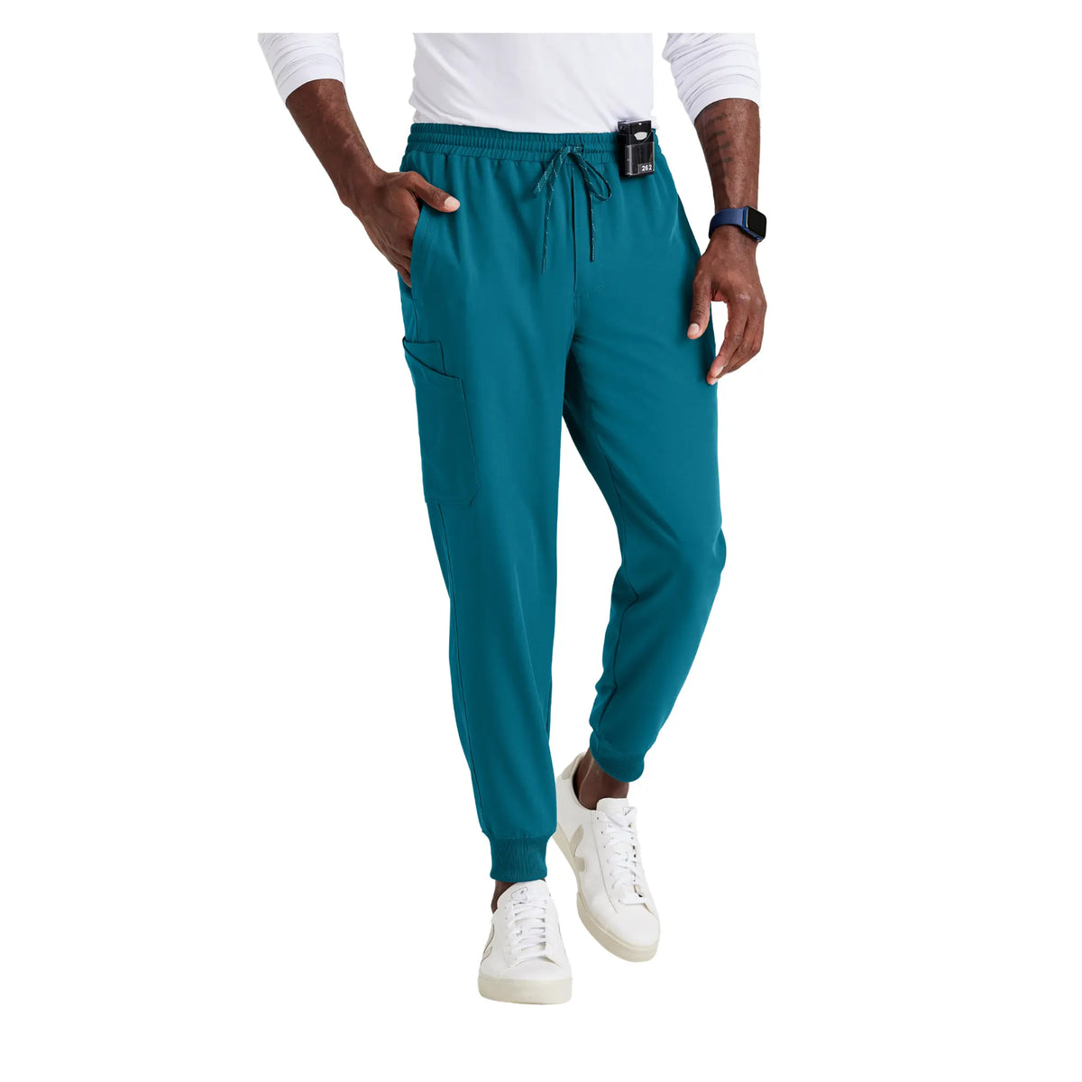 Rally - Medical Joggers - Zip Fly - Men - Barco Unify BARCO  Bahamas Blue / XL