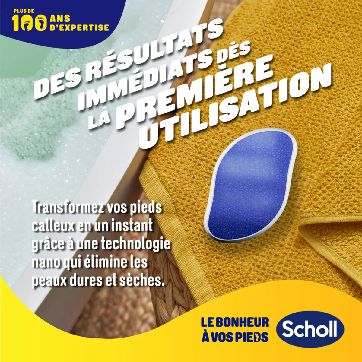 Pedicure Rasp - Anti-Calluses - Nano Glass Technology - Scholl Scholl 
