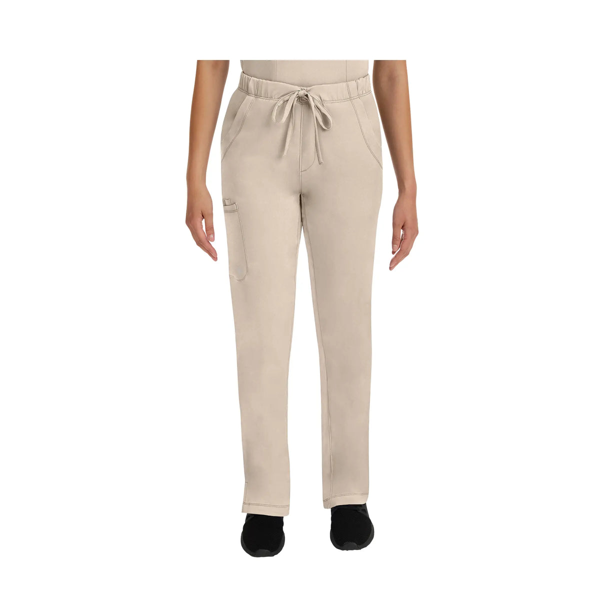 Rebecca - Drawstring Flared Pants - Women - Healing Hands - Color 1 Healing Hands  Light Khaki / 3XL