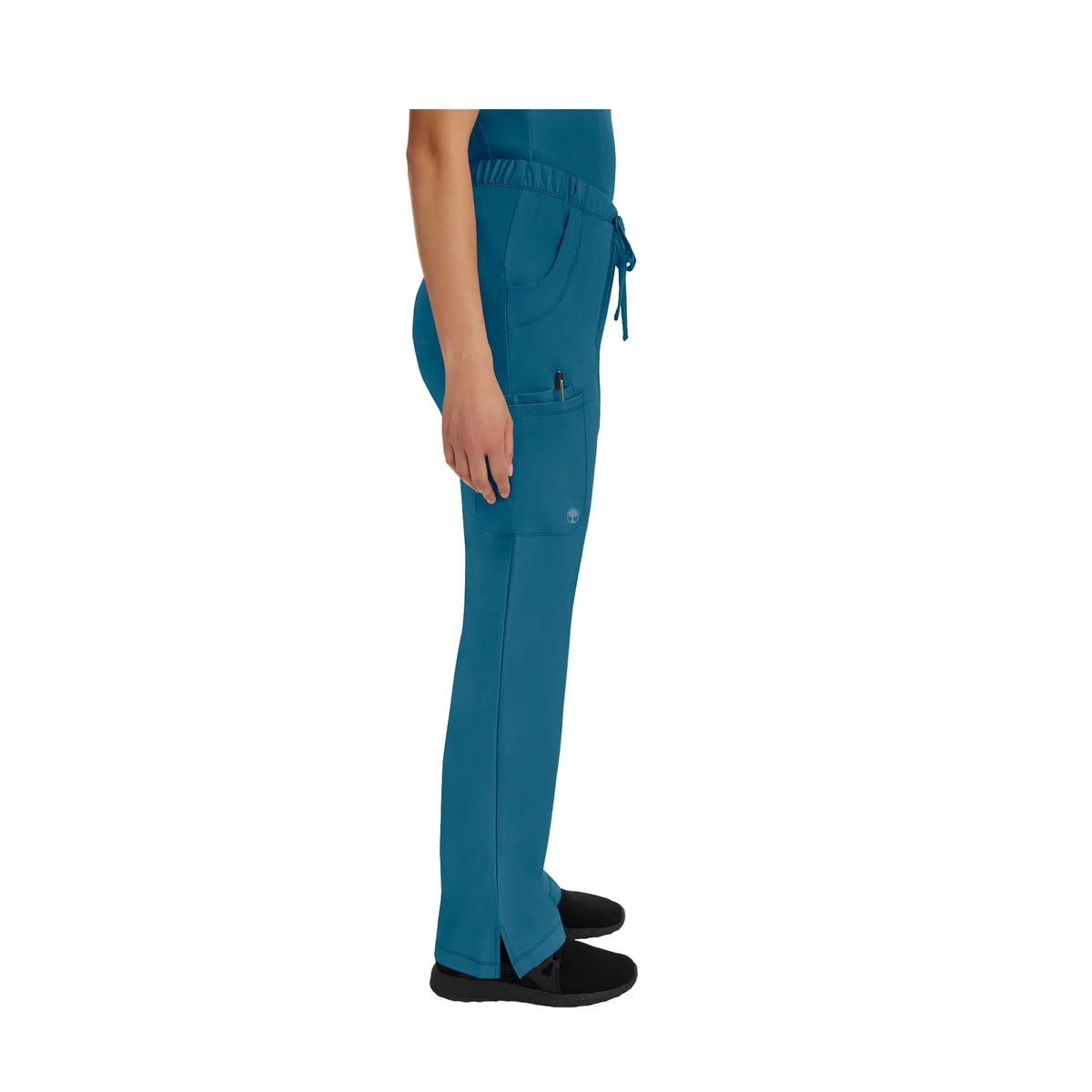 Rebecca - Women's Drawstring Flared Trousers - Healing Hands - Color 1 Healing Hands 