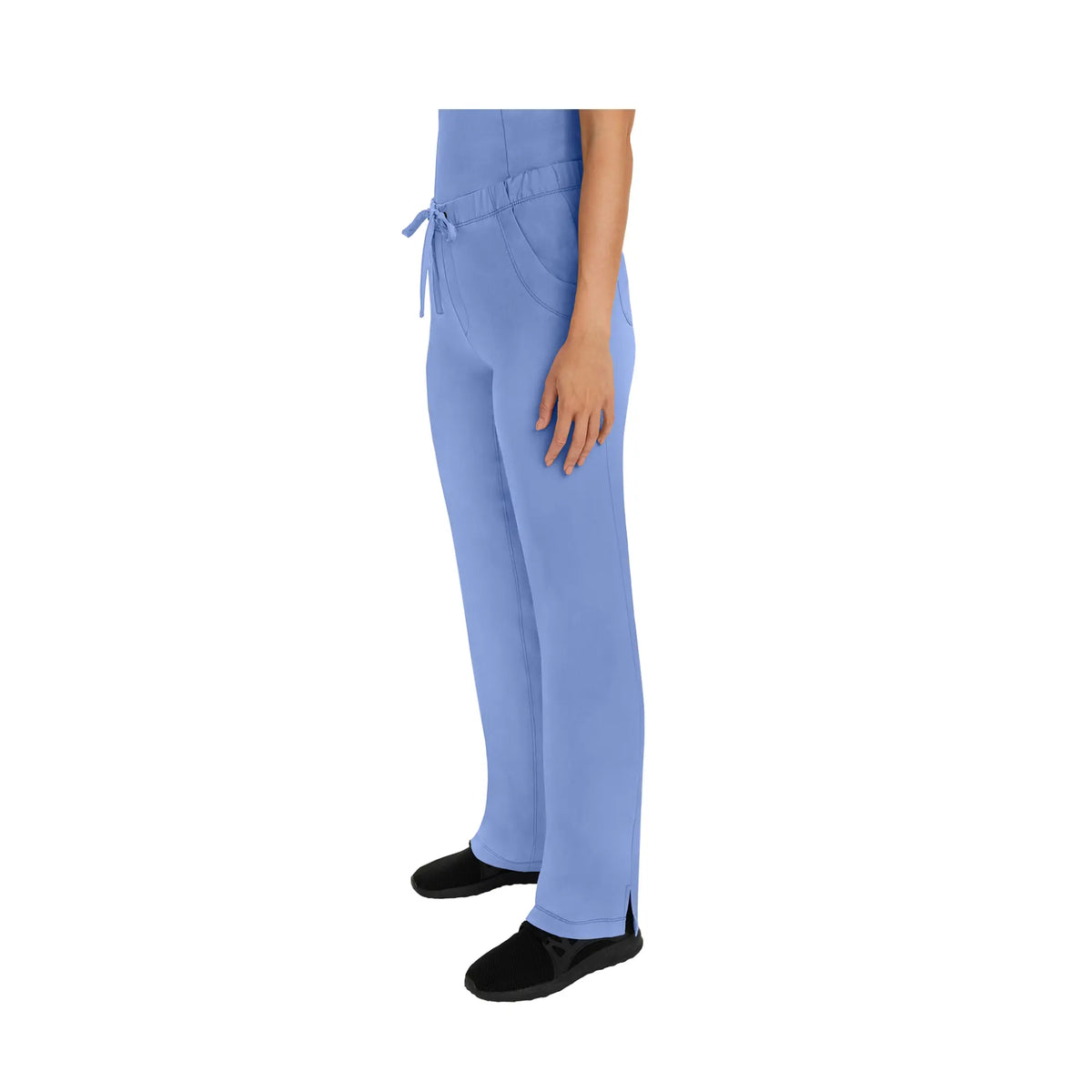 Rebecca - Women's Drawstring Flared Trousers - Healing Hands - Color 1 Healing Hands 