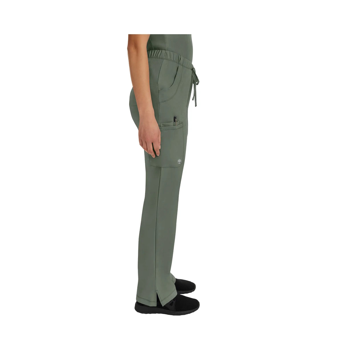 Rebecca - Women's Drawstring Flared Trousers - Healing Hands - Color 2 Healing Hands 