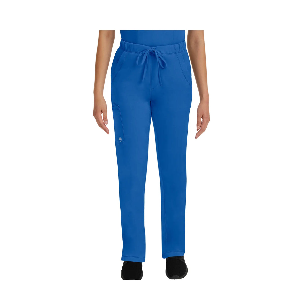 Rebecca - Drawstring Flared Pants - Women - Healing Hands - Color 2 Healing Hands  Royal Blue / 3XL