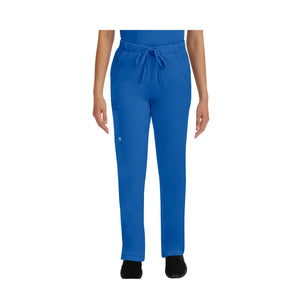 Rebecca - Drawstring Flared Pants - Women - Healing Hands - Color 2 Healing Hands  Royal Blue / 3XL