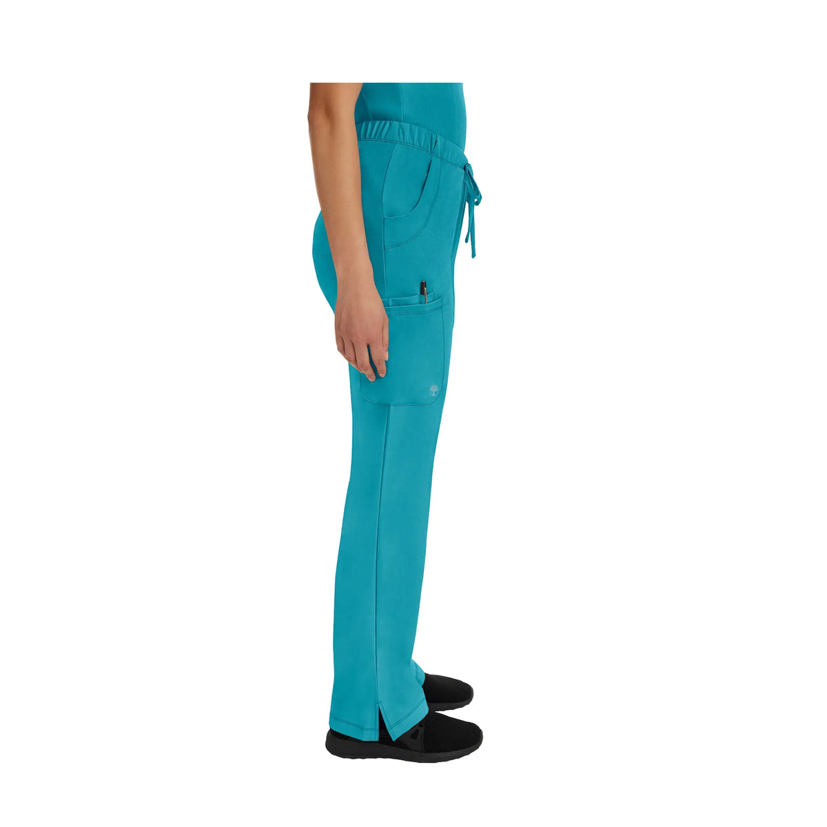 Rebecca - Women's Drawstring Flared Trousers - Healing Hands - Color 2 Healing Hands 
