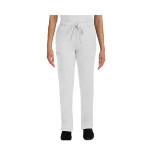 Rebecca - Drawstring Flared Pants - Women - Healing Hands - Color 2 Healing Hands  White / 3XL