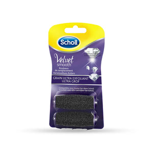 Ultra-Exfoliating Grain Roller Refill - Electric Pedicure Rasp - Velvet Smooth - Scholl Scholl 
