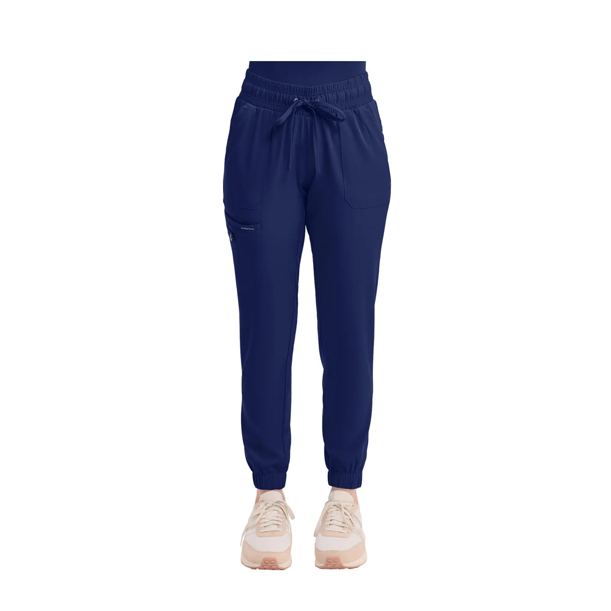 Renee - Drawstring Joggers - Women - Healing Hands Healing Hands  Navy Blue / 3XL