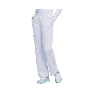 Roubaix - Mid-rise wide-leg pants - Women - Cherokee Cherokee Authentic Workwear  White-XXXL