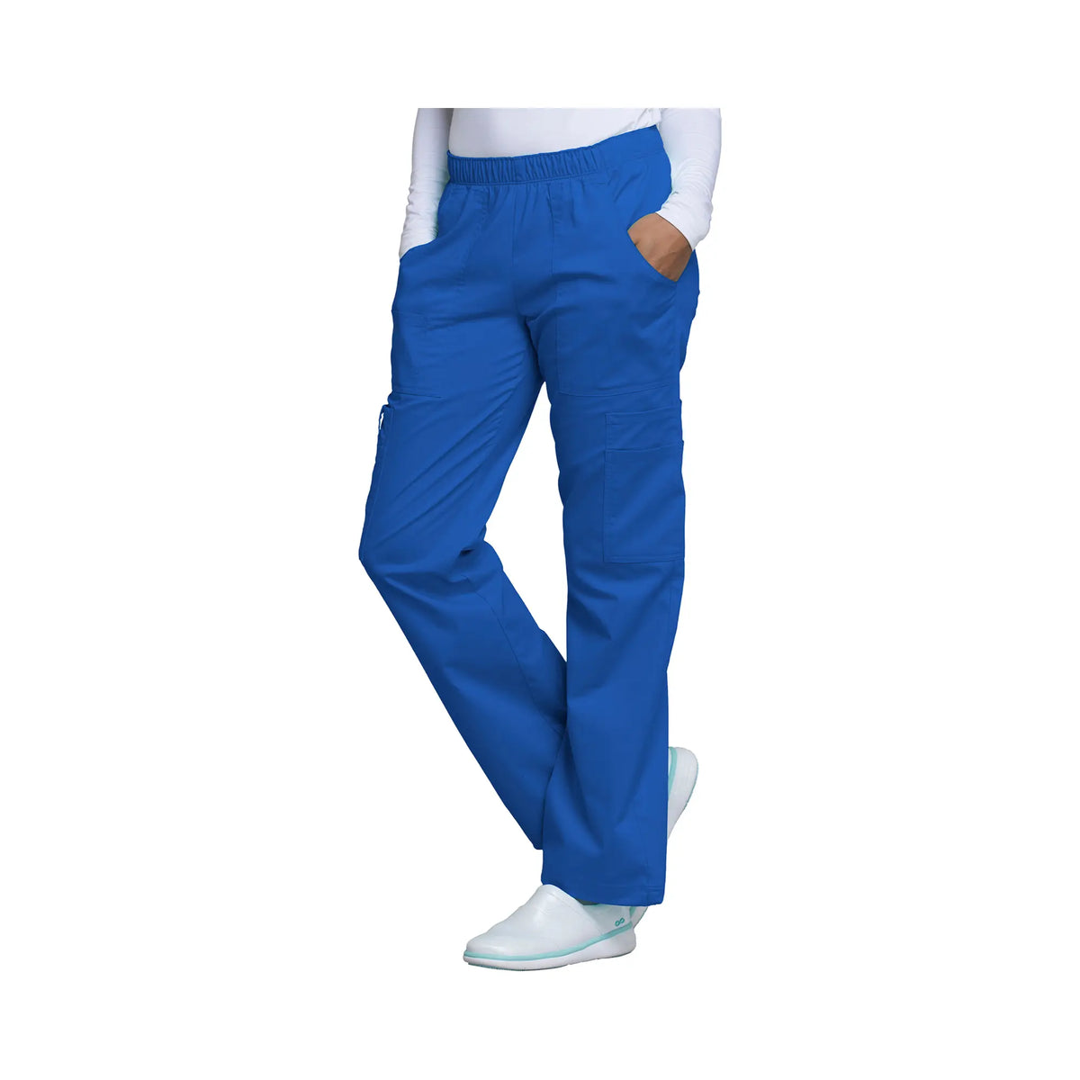 Roubaix - Mid-rise wide-leg pants - Women - Cherokee Cherokee Authentic Workwear 