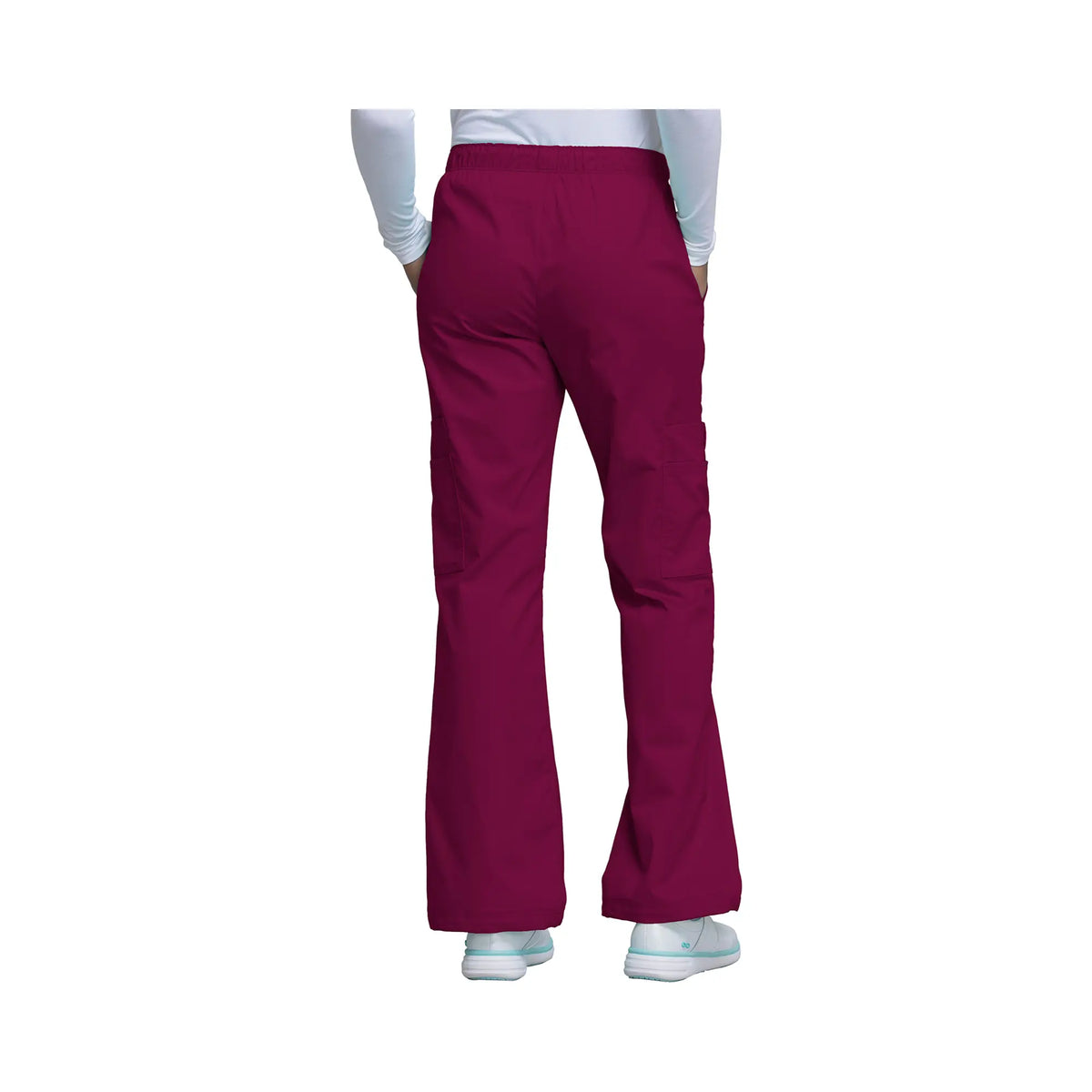 Roubaix - Mid-rise wide-leg pants - Women - Cherokee Cherokee Authentic Workwear 
