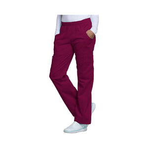Roubaix - Mid-rise wide-leg pants - Women - Cherokee Cherokee Authentic Workwear 