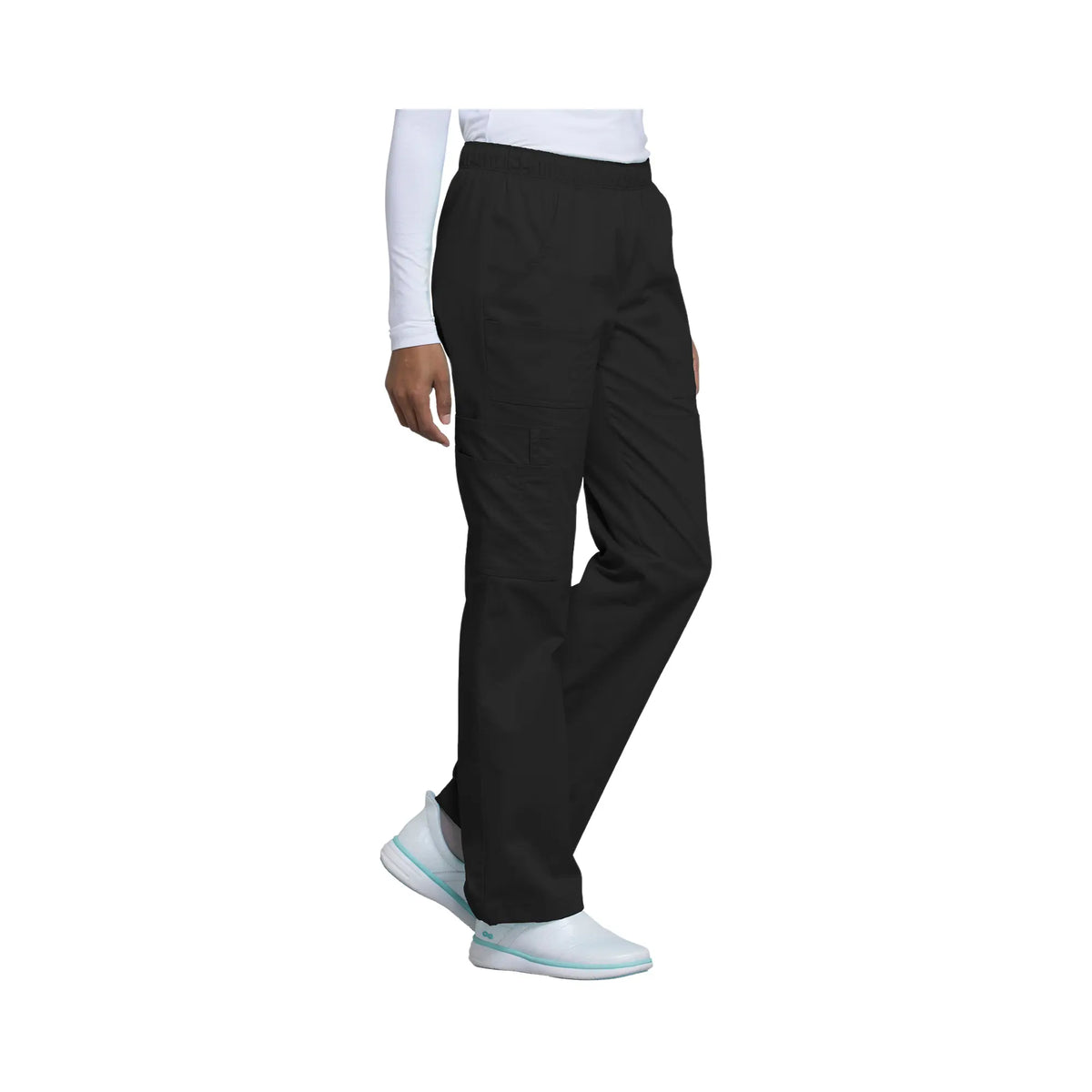 Roubaix - Mid-rise wide-leg pants - Women - Cherokee Cherokee Authentic Workwear 