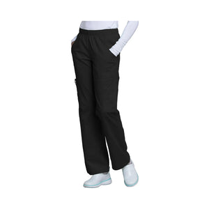 Roubaix - Mid-rise wide-leg pants - Women - Cherokee Cherokee Authentic Workwear  Black-XXXL