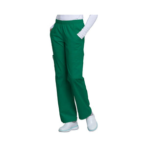 Roubaix - Mid-rise wide pants - Women - Cherokee Cherokee Authentic Workwear  Hunter Green-XXXL