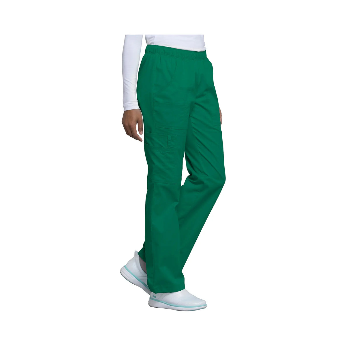 Roubaix - Mid-rise wide-leg pants - Women - Cherokee Cherokee Authentic Workwear 