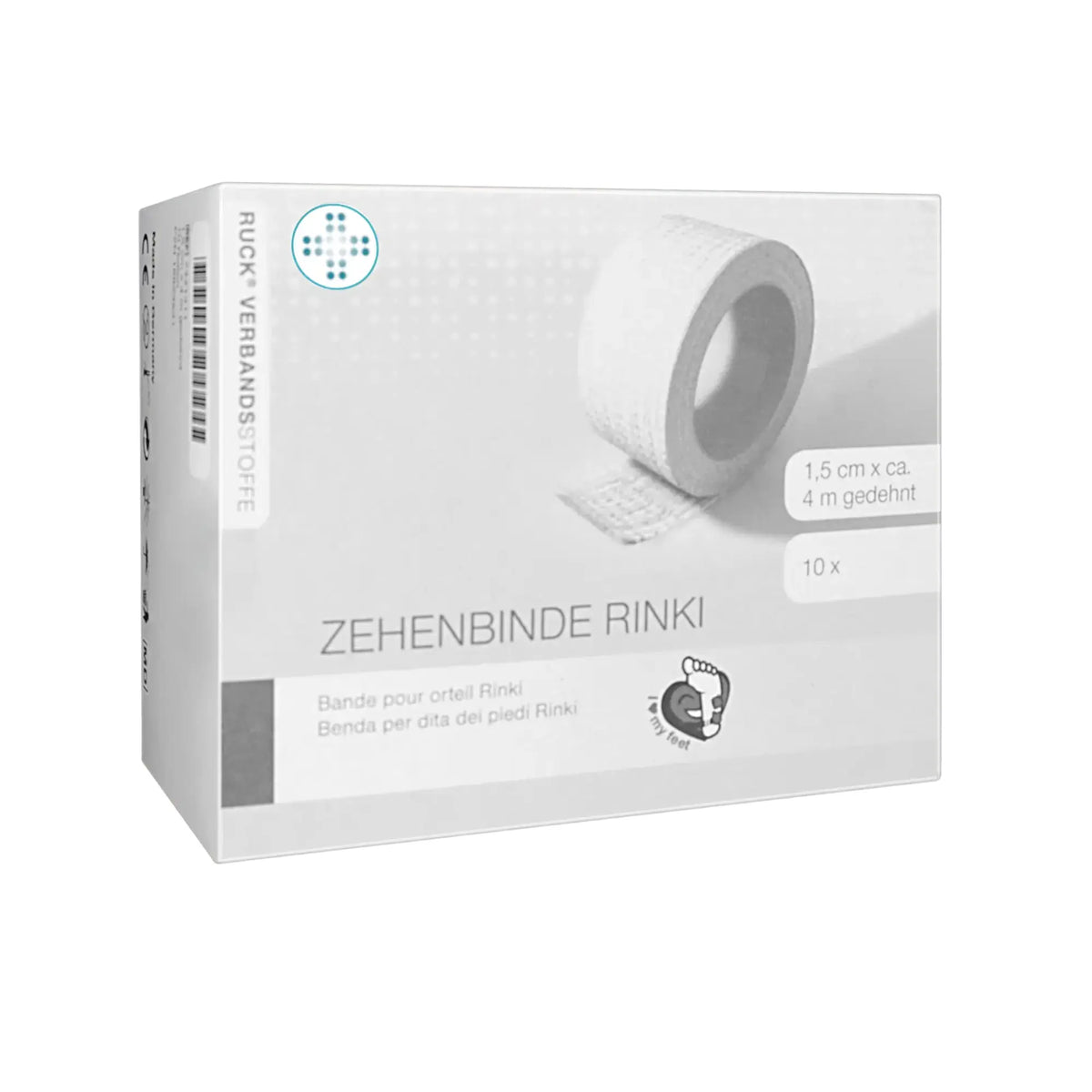 Rinki Toe Bandage Rolls - 2 Sizes - Ruck Ruck 