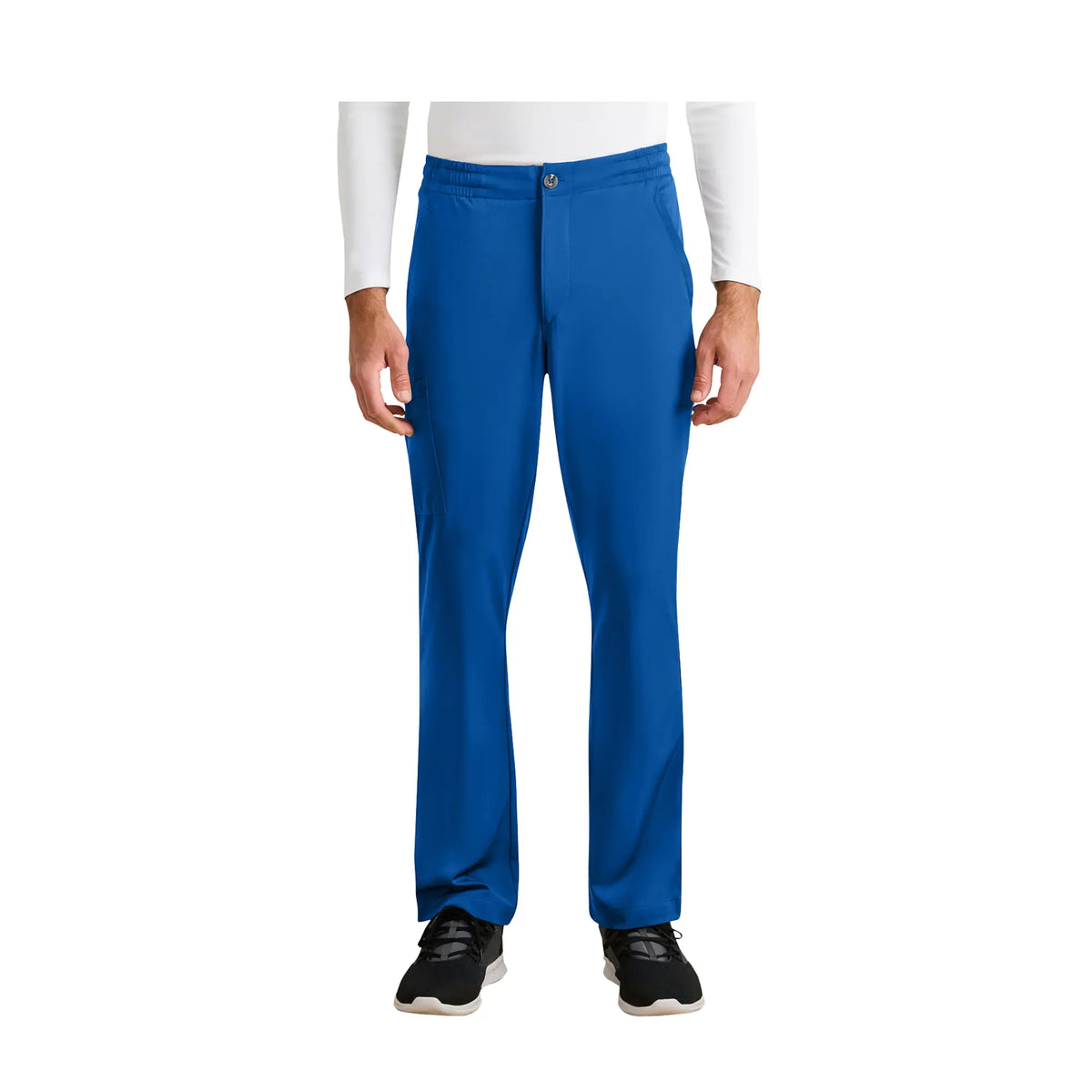 Ryan - Pants - Elastic Belt - Men - Healing Hands Healing Hands  Royal Blue / 3XL