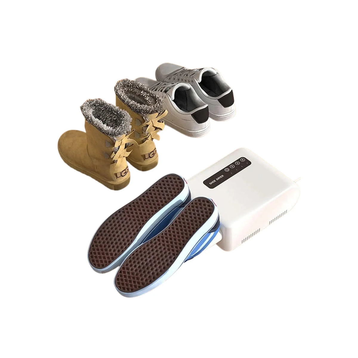 Wall-mounted electric shoe dryer and deodorizer - 3 colors available My Podologie 