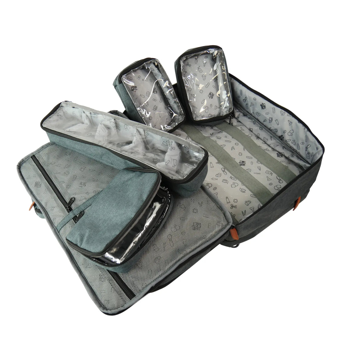 Mochila médica convertible ETRETAT - Gris / Marrón