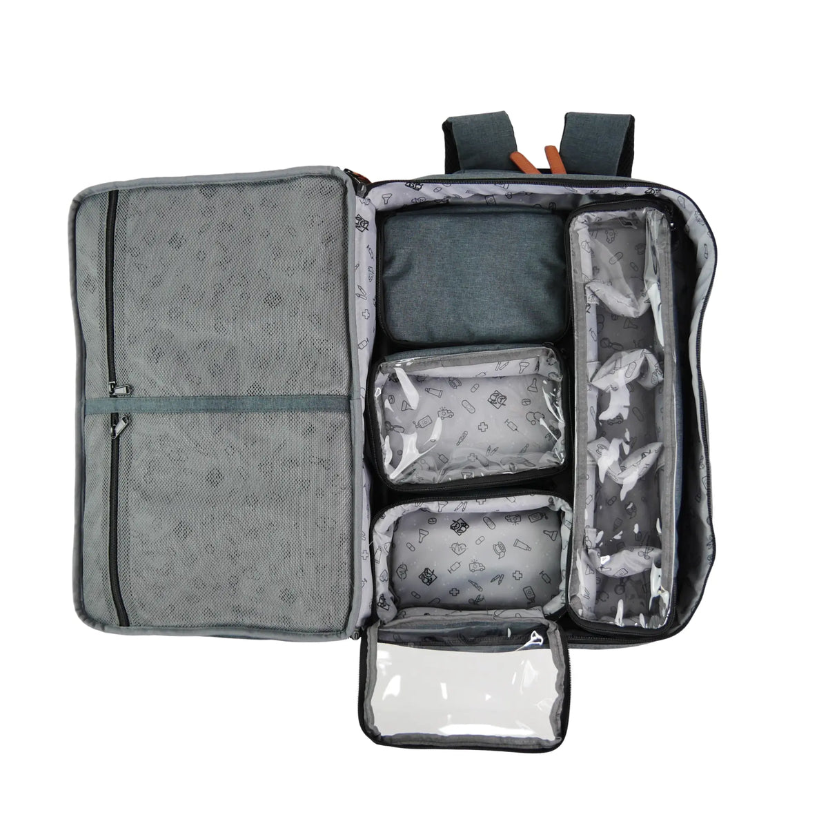 Mochila médica convertible ETRETAT - Gris / Marrón