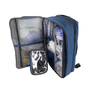 OUESSANT convertible medical backpack - Navy / Black De Boissy 