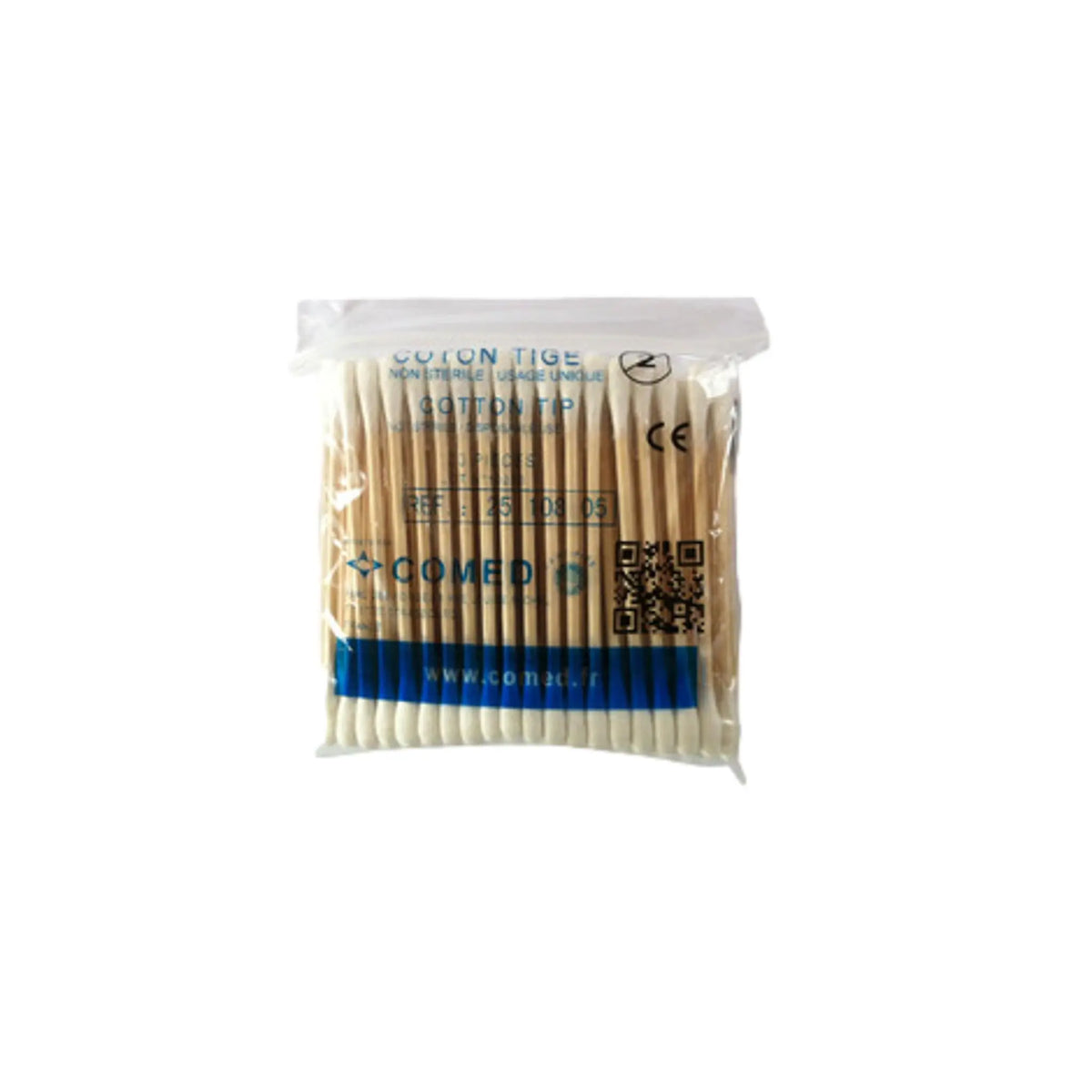 Bag of 100 wooden cotton swabs - My Podologie