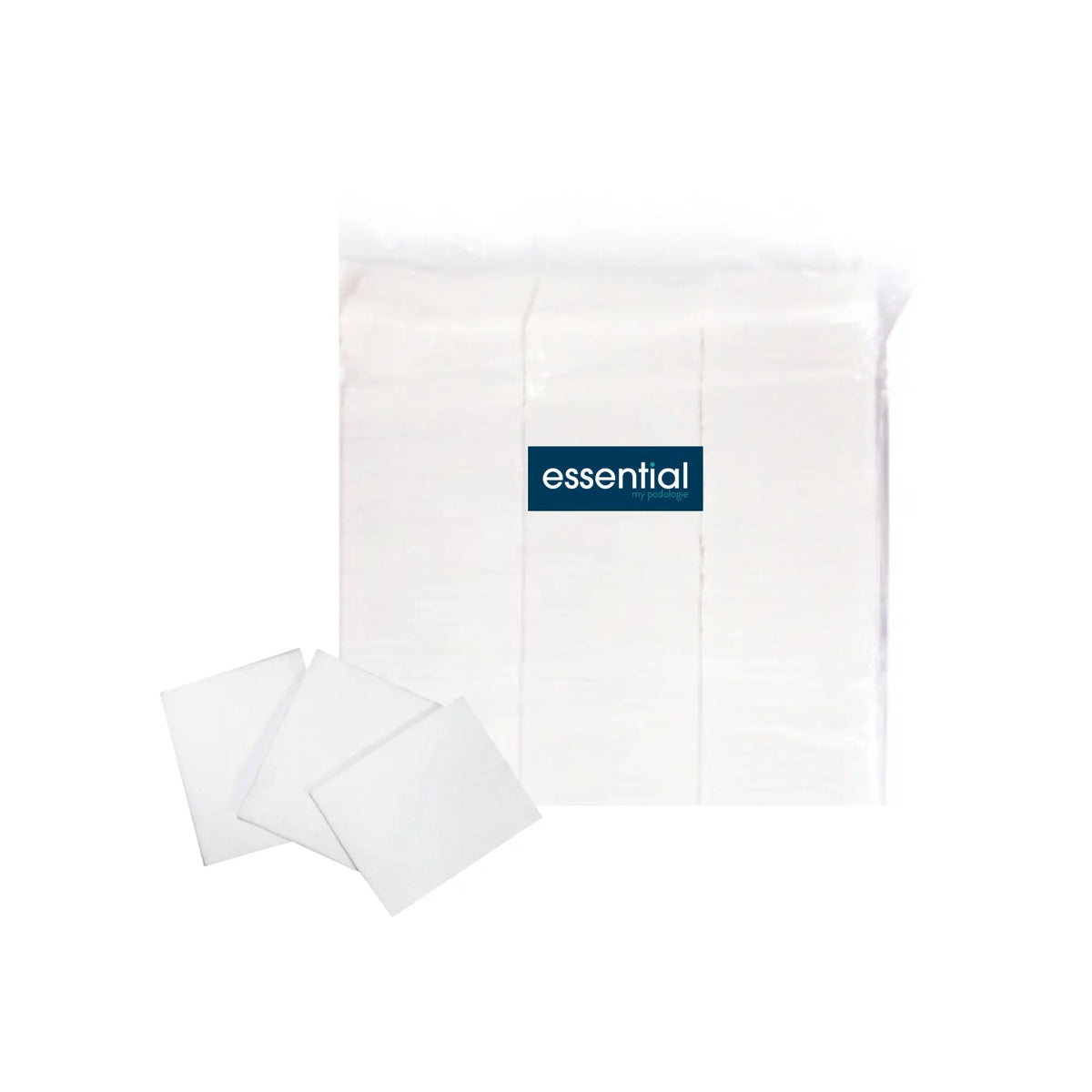 Bag of 200 rectangular cotton pads - 8 x 10 cm - Essential by My Podologie - My Podologie