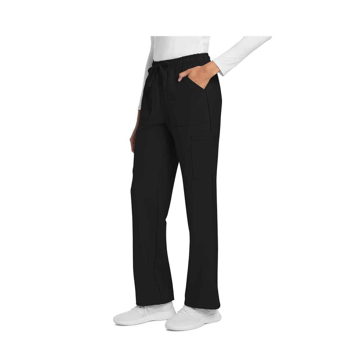 Saint-Malo - Straight leg pants with drawstring - Women - Cherokee Cherokee Authentic Workwear 