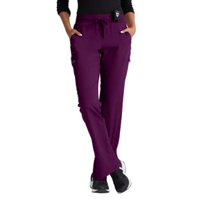 Sana - Pantalones con cordón - Mujer - Grey's Anatomy Stretch Grey's Anatomy Borgoña / XL
