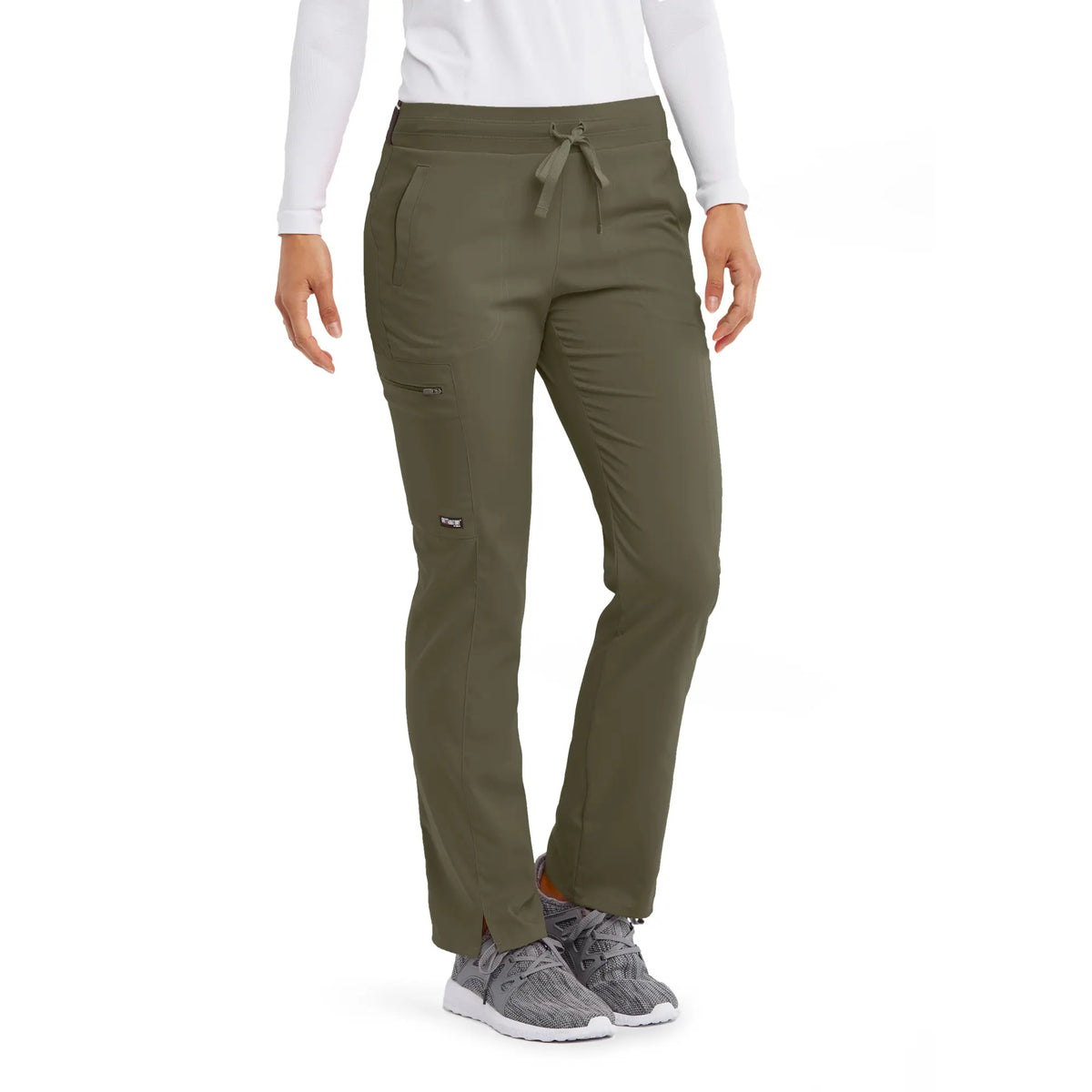 Sana - Pantalones con cordón - Mujer - Grey's Anatomy Stretch Grey's Anatomy Verde oliva / XL