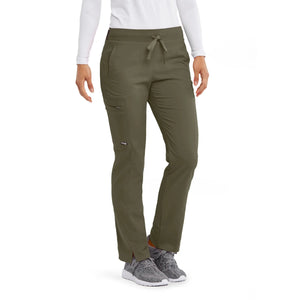 Sana - Pantalones con cordón - Mujer - Grey's Anatomy Stretch Grey's Anatomy Verde oliva / XL