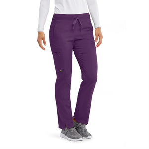 Sana - Pantalones con cordón - Mujeres - Grey's Anatomy Stretch Grey's Anatomy Berenjena / XL