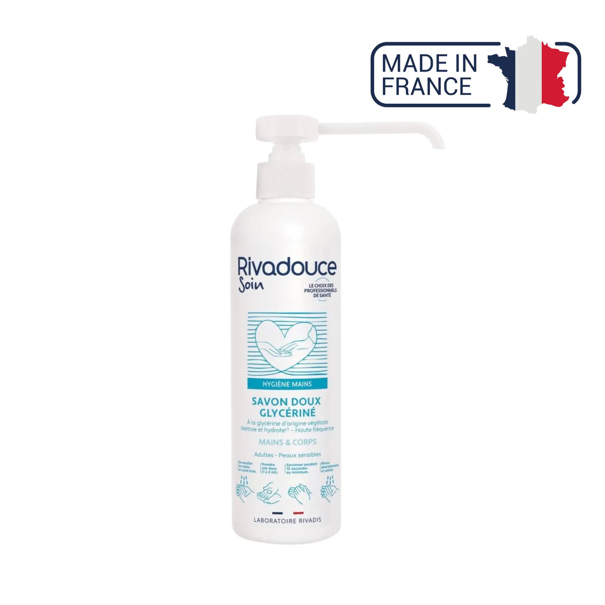 Gentle Glycerinated Soap - 2 capacities - Rivadouce Rivadouce 