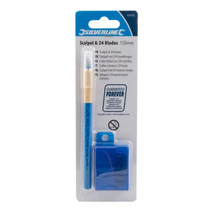 Scalpel with 24 blades - Silverline Silverline 