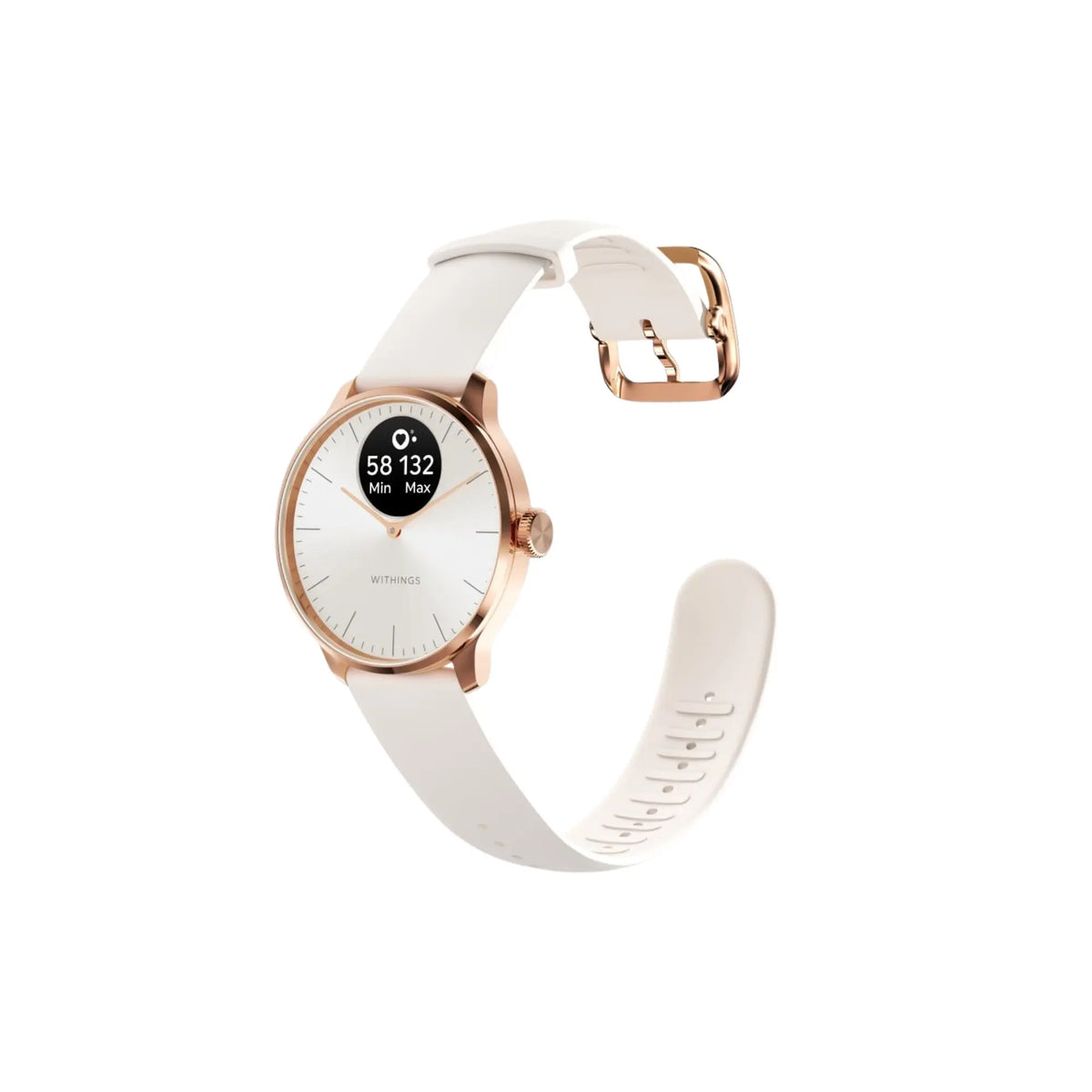 Montre Connectée Hybride - Scanwatch Light - 37 mm - Rose gold - Withings - My Médical