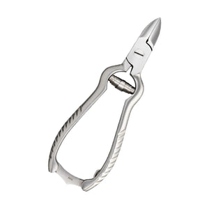 Sécateur à ongles - Coupe concave - Mors effilés - 14 cm - Inox satiné - Elibasic - My Podologie