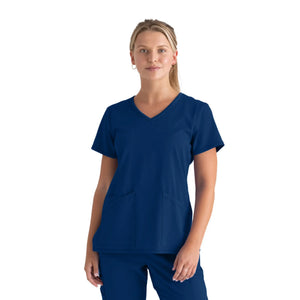 Serena - V-neck tunic - Women - Grey’s Anatomy Stretch Grey’s Anatomy  Navy Blue / XL