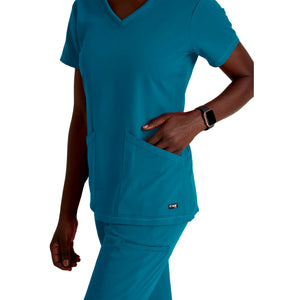 Serena - V-neck tunic - Women - Grey’s Anatomy Stretch Grey’s Anatomy 