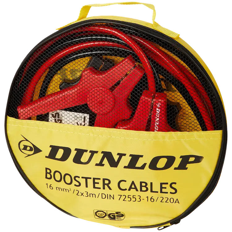 Set of 2 vehicle jumper cables - Dunlop
