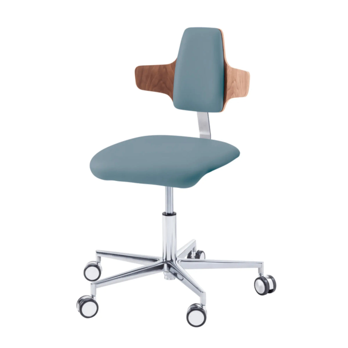 Practitioner seat - COMFORT - Ruck - Napoleon My Podology backrest  CPL-Noyer-Océan-Long