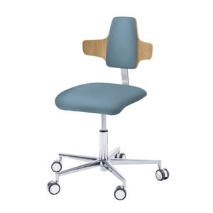 Practitioner seat - COMFORT - Ruck - Napoleon My Podologie backrest  CPL-Chêne-Océan-Long