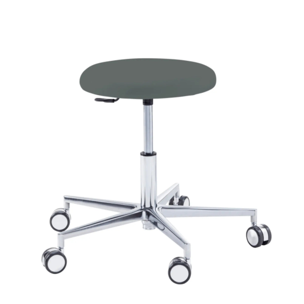 Practitioner seat - ROUND - Ruck - Gas Spring Long Ruck Pierre-Sans-Dossier-Sans-material