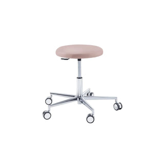 Practitioner seat - ROUND - Ruck - Gas Spring Short Ruck Taupe-Without-Backrest-Without-material