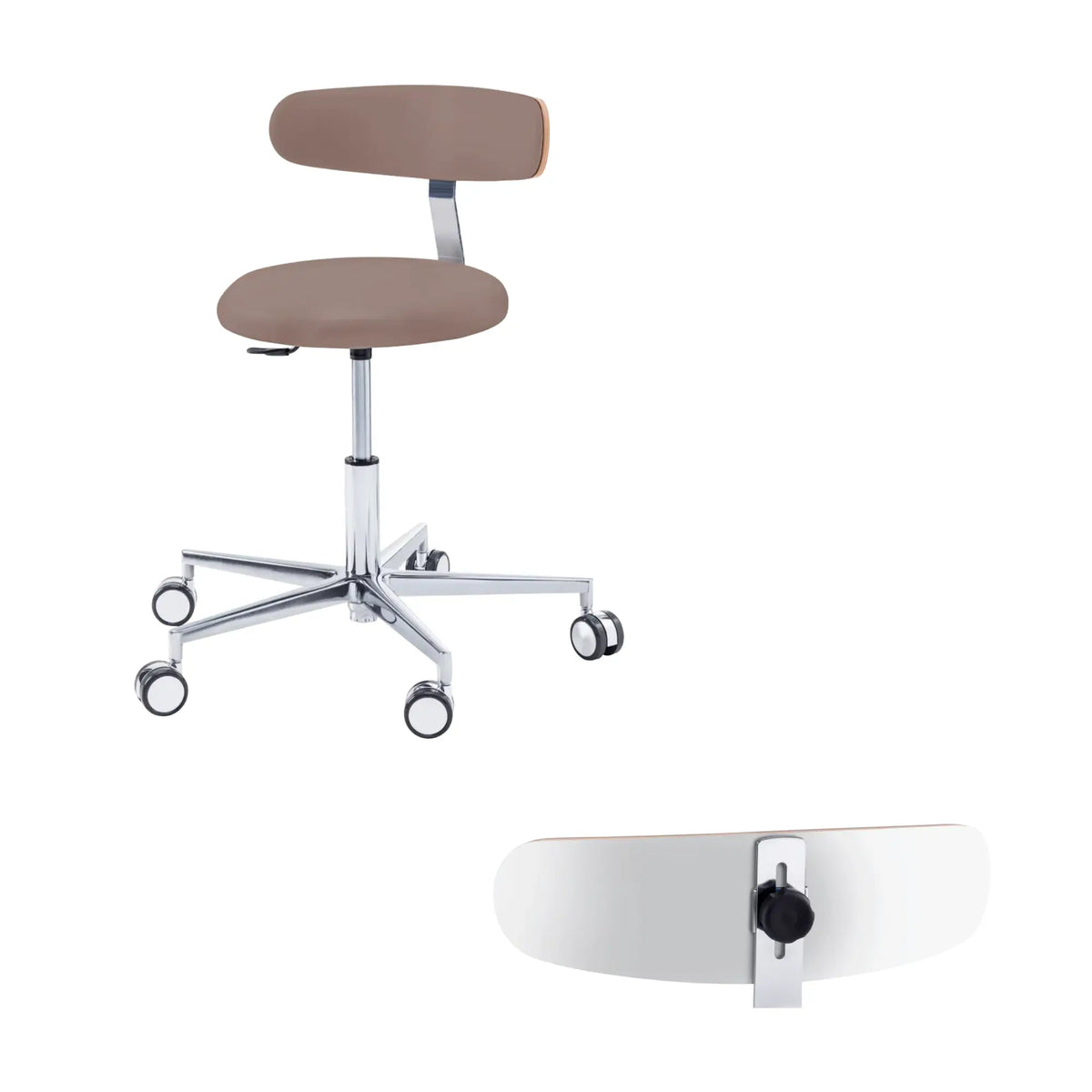 Practitioner seat - ROUND - Ruck - Long Ruck Gas Spring 