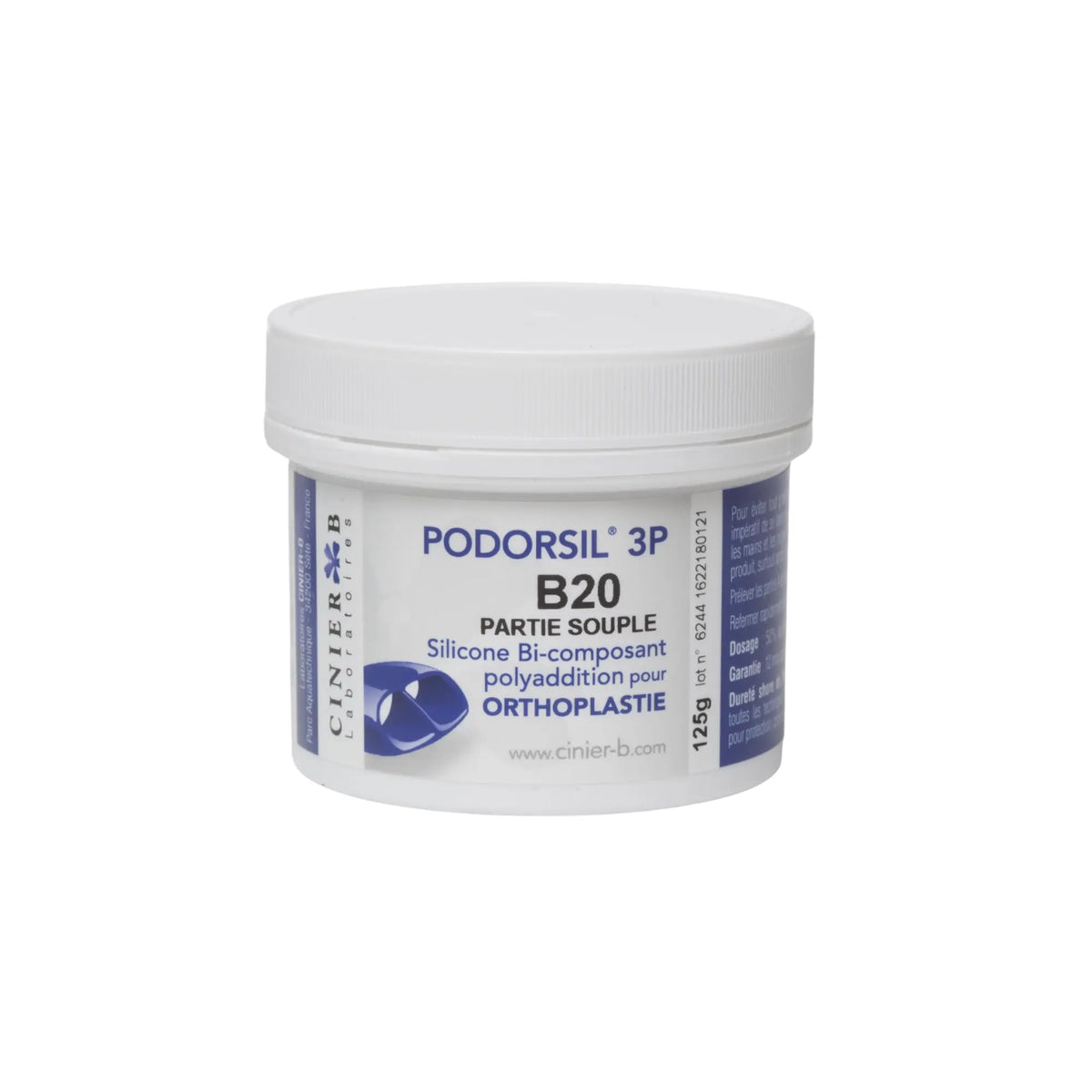 Orthoplasty silicone B20 - Soft - Shore 20 - Podorsil 3P