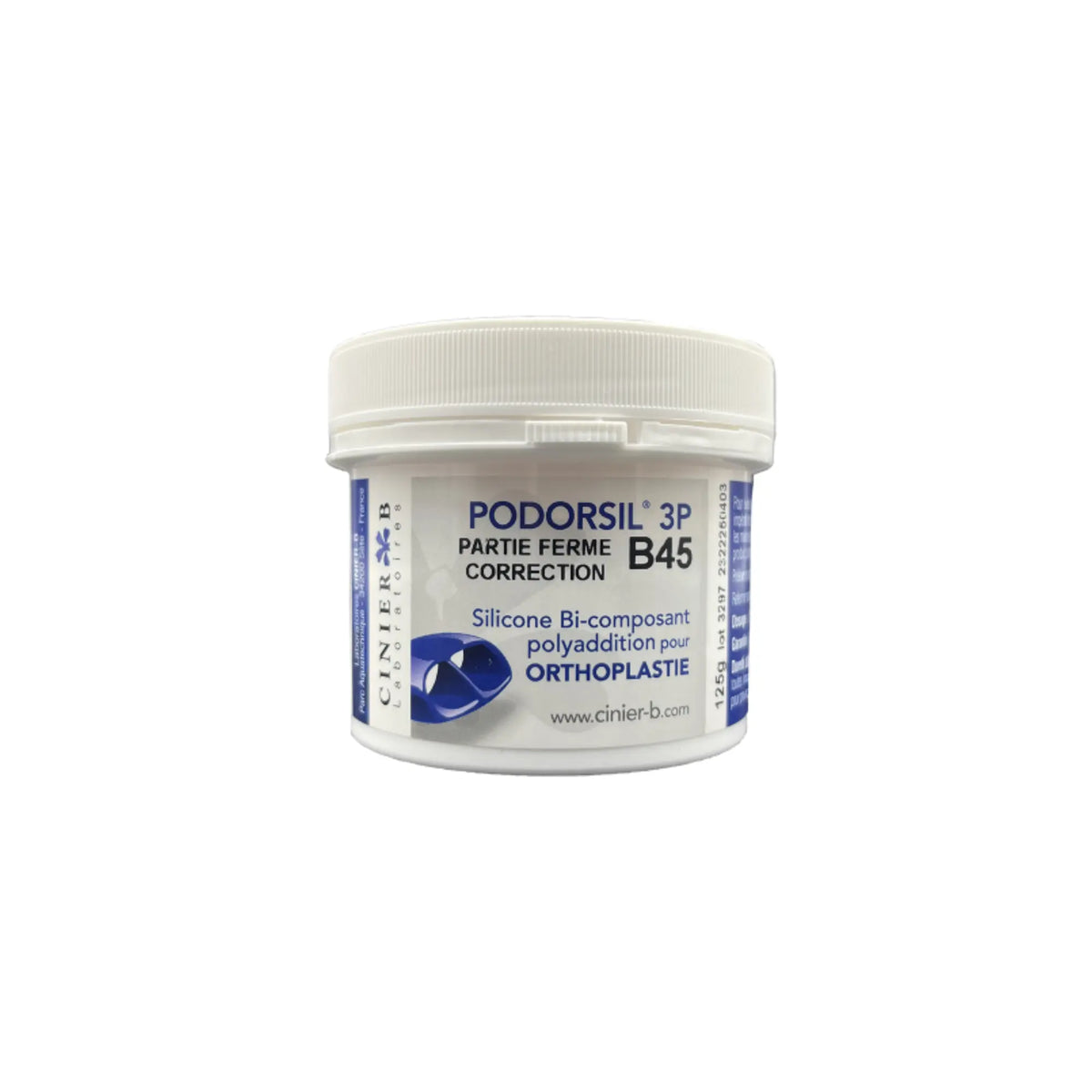 Orthoplasty silicone B45 - Firm - Shore 45 - Podorsil 3P Podorsil 125g