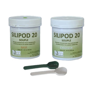 Silicona para ortoplastia - Dureza blanda - Shore A 20 - Silipod J3M Diffusion 